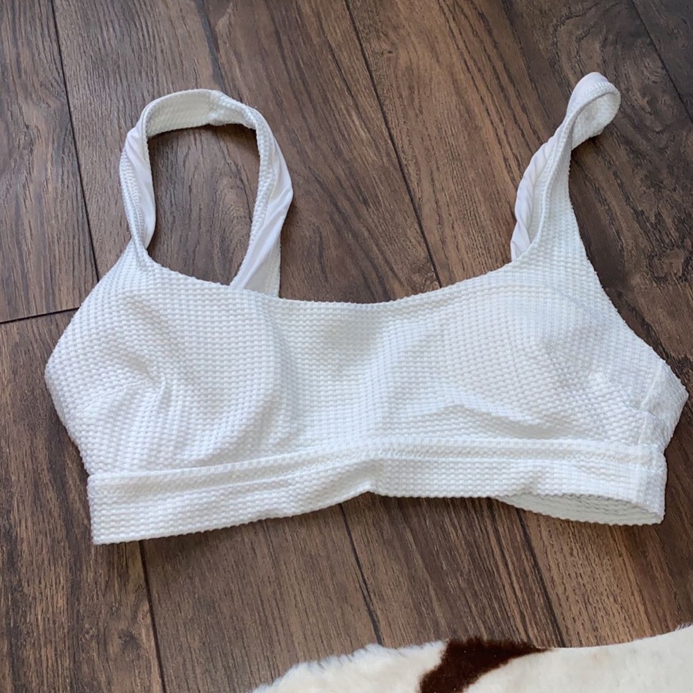 White bikini top